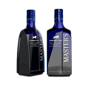 Gin Masters dry 70 cl azul