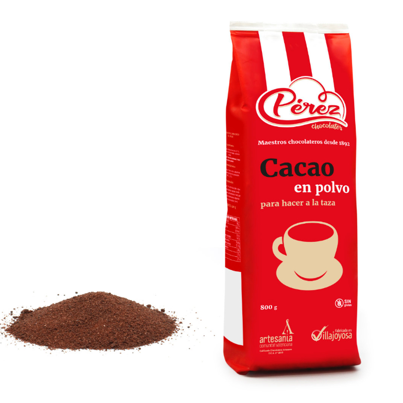 Cacao en polvo Pérez 800g